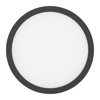 LED Stropní svítidlo EVORA LED/24W/230V 3000/4000/6000K pr. 30 cm černá