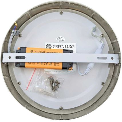 LED Stropní svítidlo FENIX LED/12W/230V 3800K pr. 17 cm