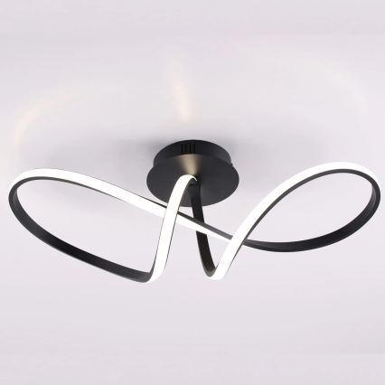 LED Stropní svítidlo FLAVIA LED/33W/230V 24x61 cm černá