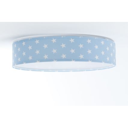 LED Dětské stropní svítidlo GALAXY KIDS LED/24W/230V hvězdičky modrá/bílá