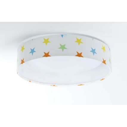 LED Dětské stropní svítidlo GALAXY KIDS LED/24W/230V hvězdičky pestrobarevná