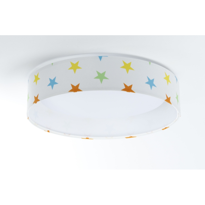 LED Dětské stropní svítidlo GALAXY KIDS LED/24W/230V hvězdičky pestrobarevná