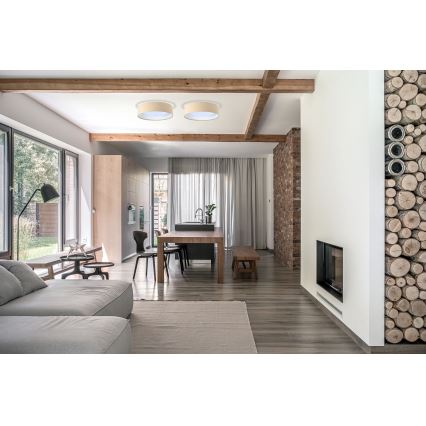 LED Stropní svítidlo GALAXY LED/24W/230V pr. 44 cm béžová/bílá