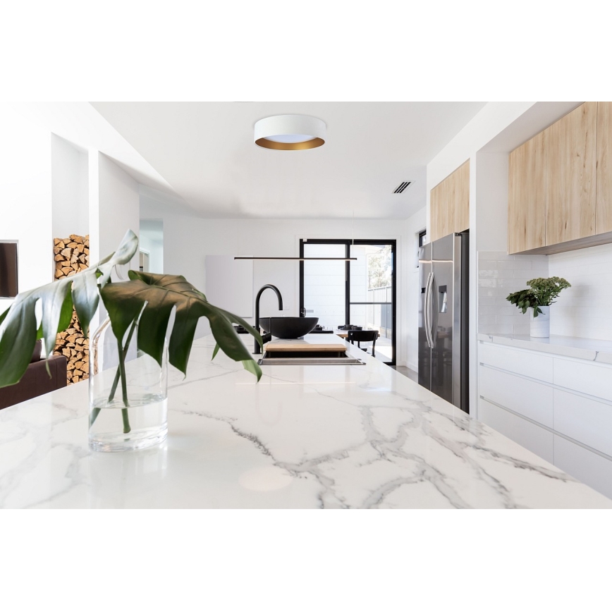 LED Stropní svítidlo GALAXY LED/24W/230V pr. 44 cm bílá/zlatá