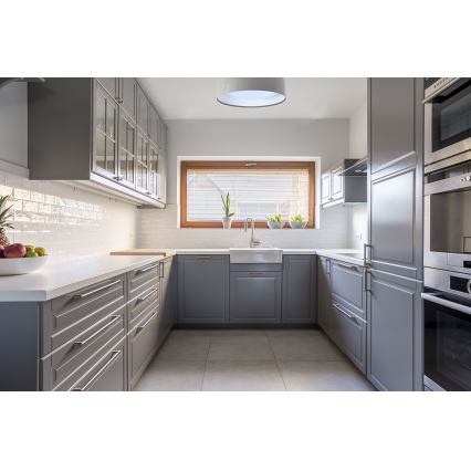 LED Stropní svítidlo GALAXY LED/24W/230V pr. 44 cm šedá/bílá