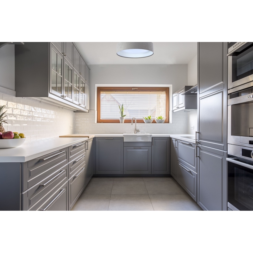 LED Stropní svítidlo GALAXY LED/24W/230V pr. 44 cm šedá/bílá