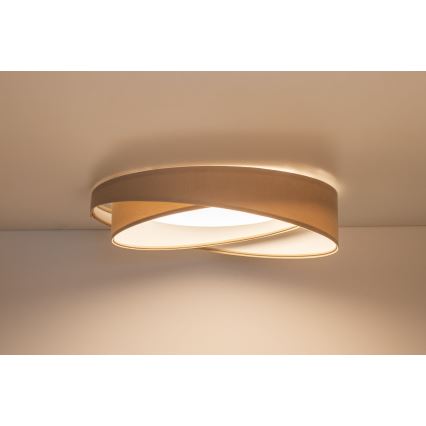 LED Stropní svítidlo GALAXY MODERN LED/24W/230V pr. 55 cm béžová/bílá