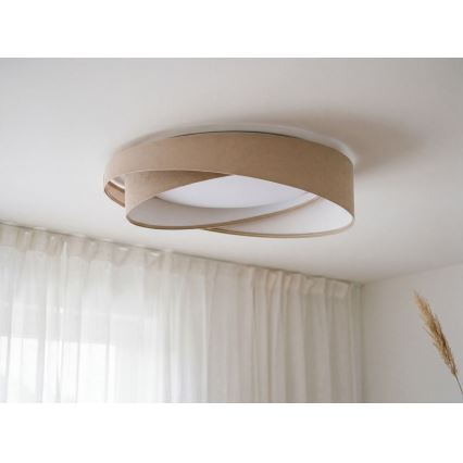 LED Stropní svítidlo GALAXY MODERN LED/24W/230V pr. 55 cm béžová/bílá