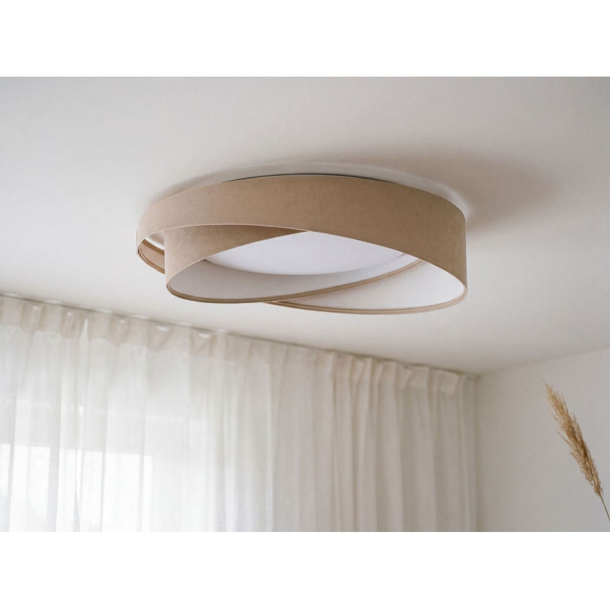 LED Stropní svítidlo GALAXY MODERN LED/24W/230V pr. 55 cm béžová/bílá