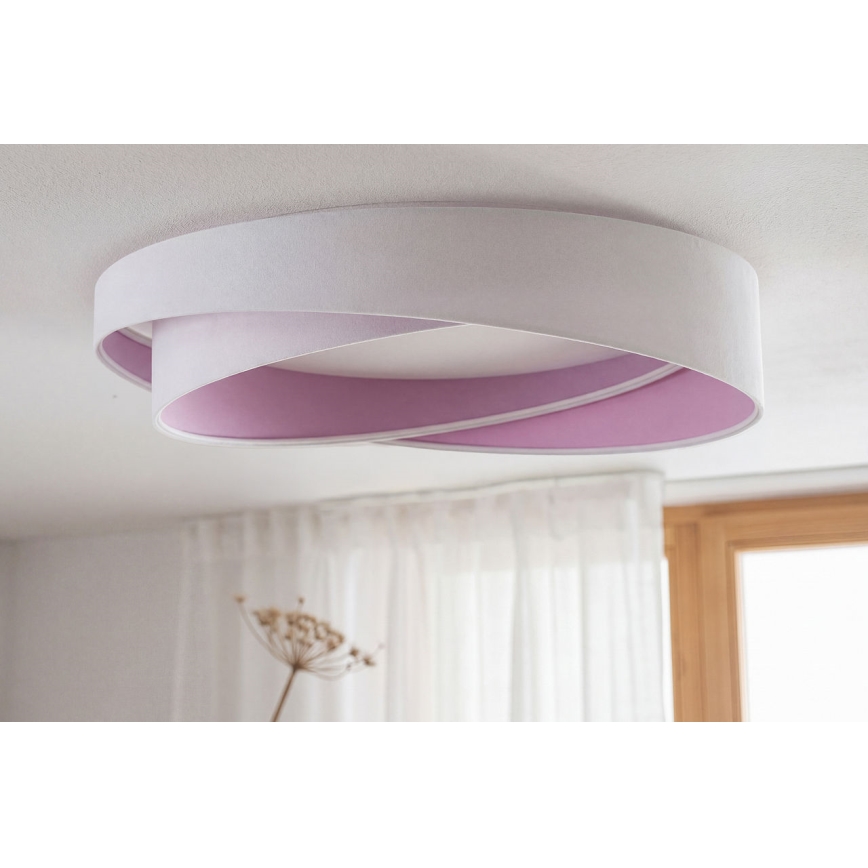 LED Stropní svítidlo GALAXY MODERN LED/24W/230V pr. 55 cm bílá/fialová
