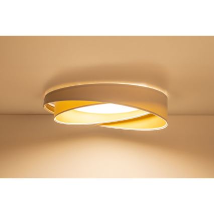 LED Stropní svítidlo GALAXY MODERN LED/24W/230V pr. 55 cm bílá/zlatá