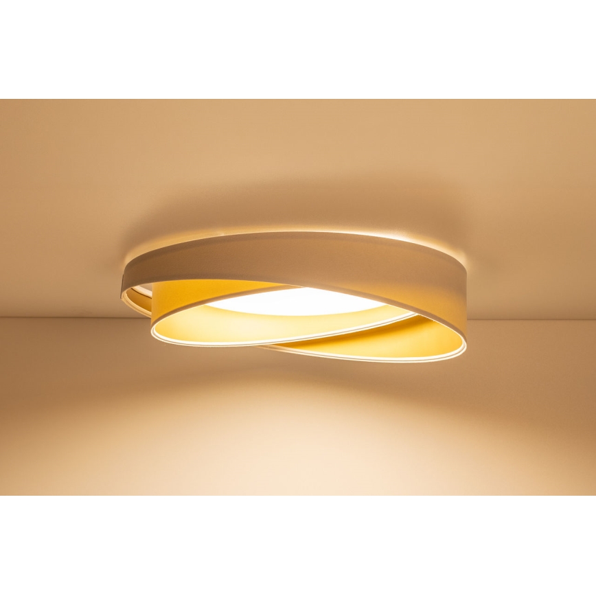 LED Stropní svítidlo GALAXY MODERN LED/24W/230V pr. 55 cm bílá/zlatá