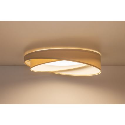 LED Stropní svítidlo GALAXY MODERN LED/24W/230V pr. 55 cm krémová/bílá