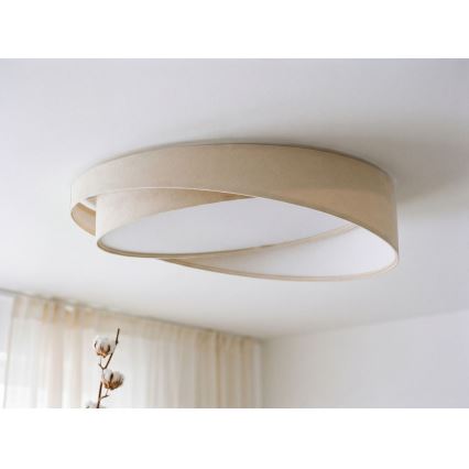 LED Stropní svítidlo GALAXY MODERN LED/24W/230V pr. 55 cm krémová/bílá