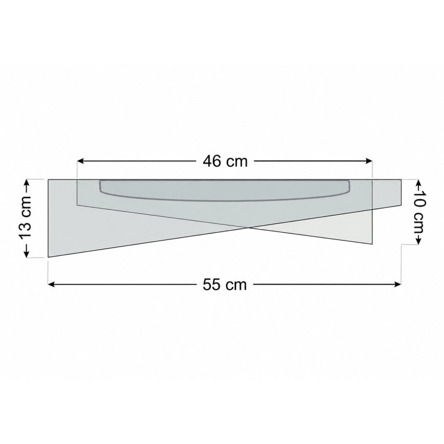 LED Stropní svítidlo GALAXY MODERN LED/24W/230V pr. 55 cm krémová/bílá