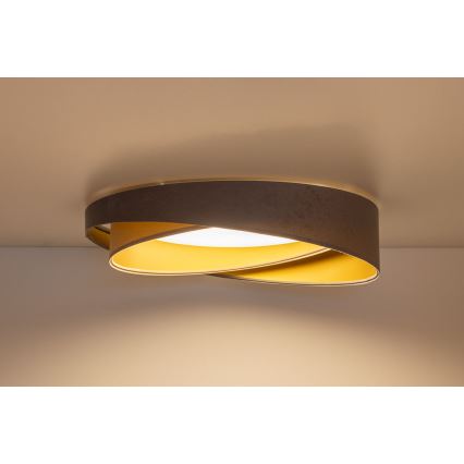 LED Stropní svítidlo GALAXY MODERN LED/24W/230V pr. 55 cm šedá/béžová/zlatá