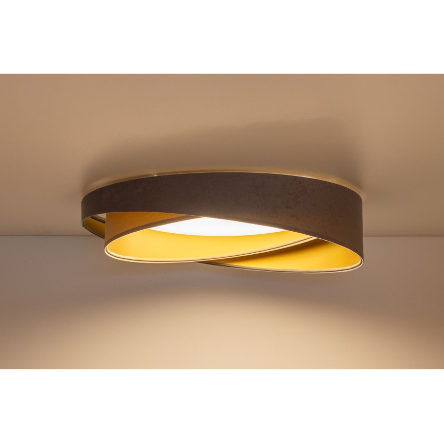 LED Stropní svítidlo GALAXY MODERN LED/24W/230V pr. 55 cm šedá/béžová/zlatá