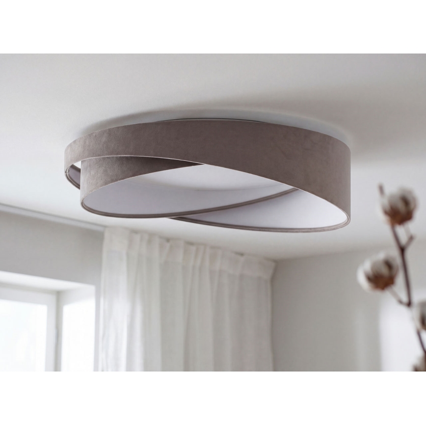 LED Stropní svítidlo GALAXY MODERN LED/24W/230V pr. 55 cm šedá/bílá