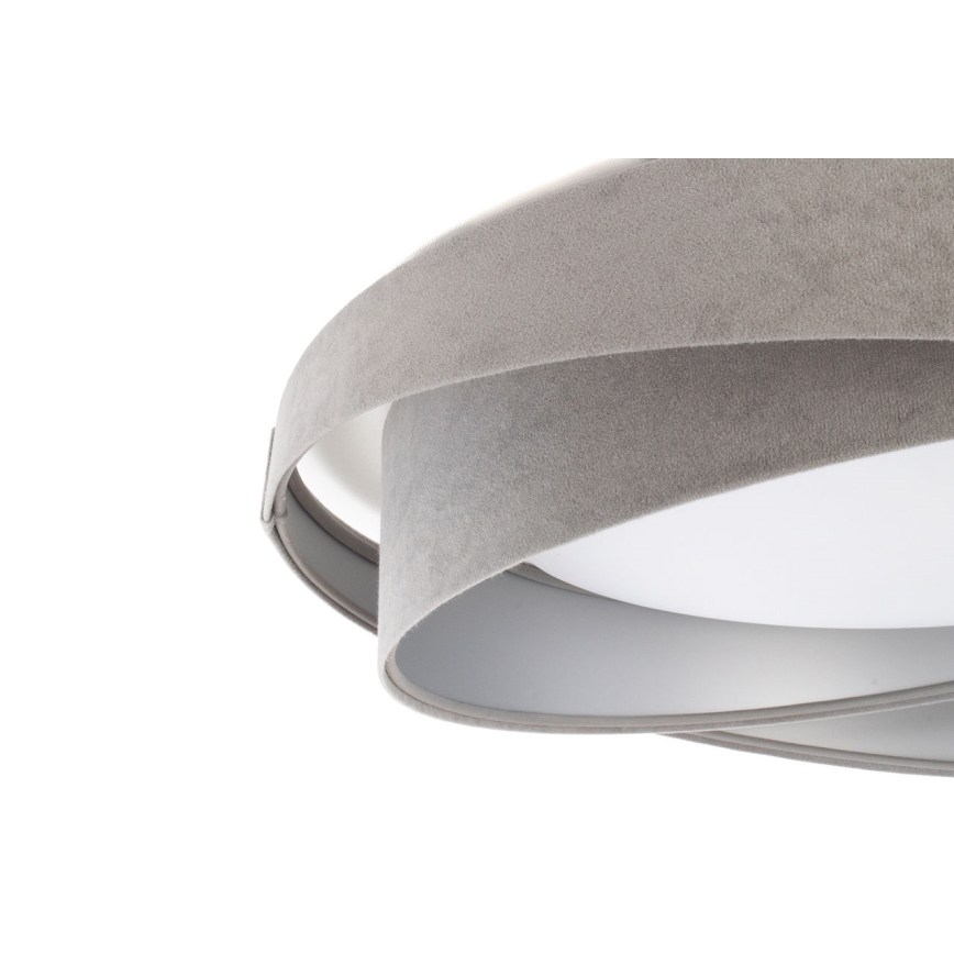 LED Stropní svítidlo GALAXY MODERN LED/24W/230V pr. 55 cm šedá/stříbrná