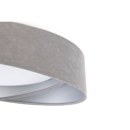 LED Stropní svítidlo GALAXY MODERN LED/24W/230V pr. 55 cm šedá/stříbrná