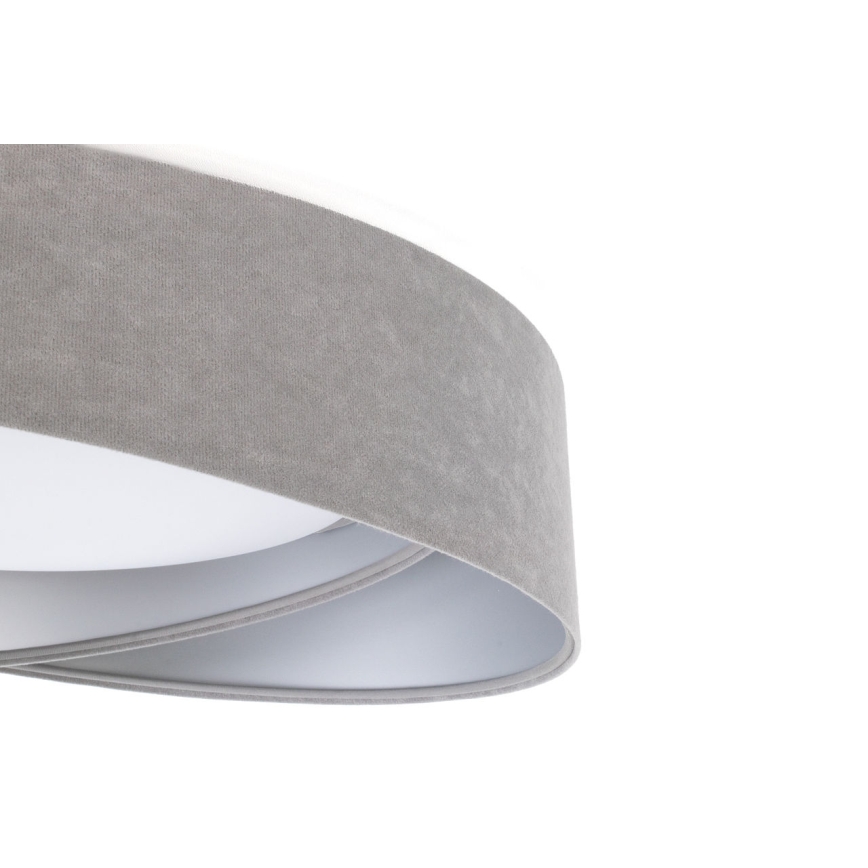 LED Stropní svítidlo GALAXY MODERN LED/24W/230V pr. 55 cm šedá/stříbrná