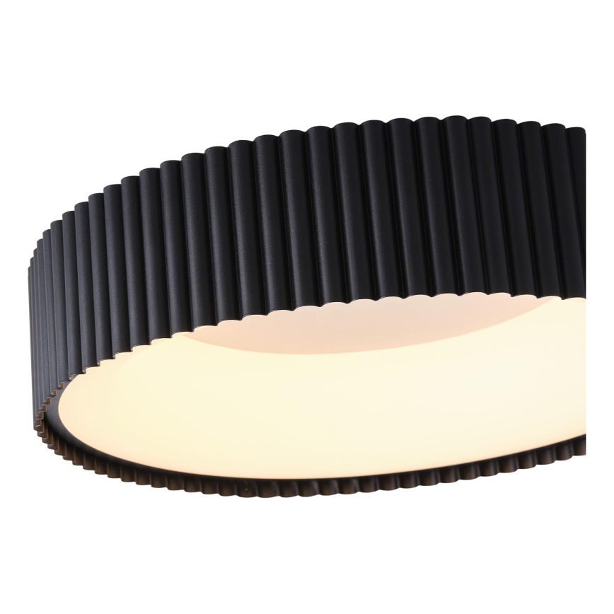 LED Stropní svítidlo HALLO LED/30W/230V 3000K černá pr. 46 cm