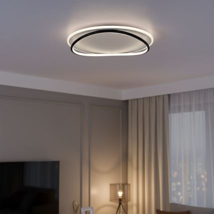 LED Stropní svítidlo HALO LED/38W/230V pr. 50 cm černá