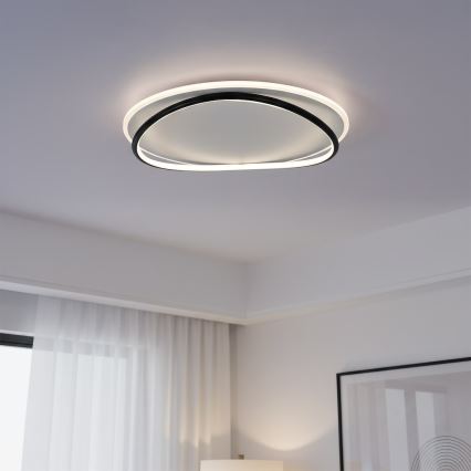 LED Stropní svítidlo HALO LED/38W/230V pr. 50 cm černá
