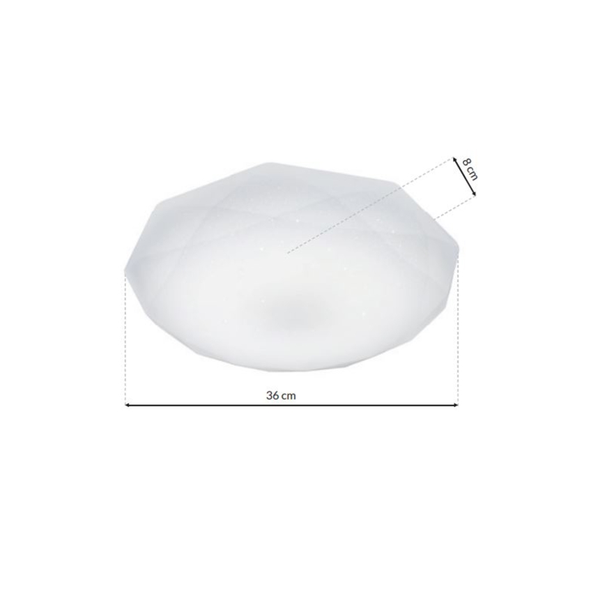 LED Stropní svítidlo HEX LED/16W/230V