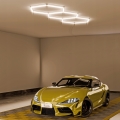 LED Stropní svítidlo HEXAGON LED/128W/85-265V 4000K 248x97 cm CRI 90 IP54 bílá