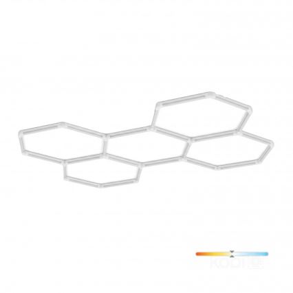 LED Stropní svítidlo HEXLINE LED/216W/230V 4000K 208x300 cm bílá