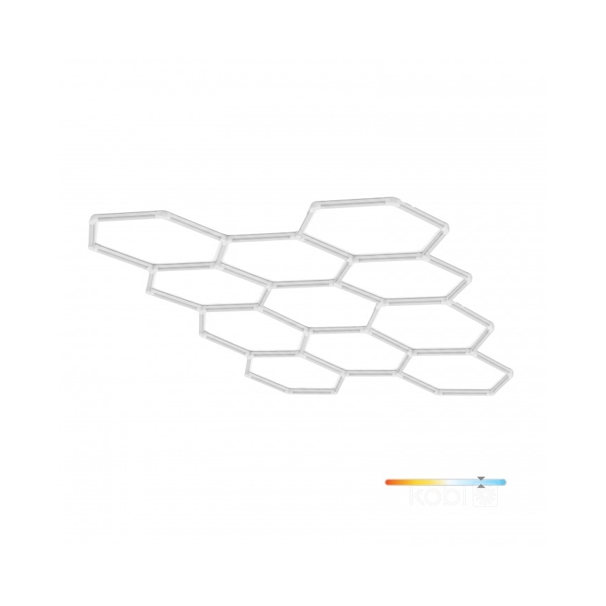 LED Stropní svítidlo HEXLINE LED/513W/230V 6500K 300x516 cm bílá