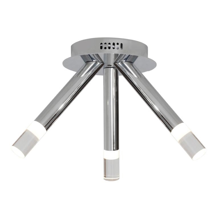 LED Stropní svítidlo ICE 3xLED/5W/230V lesklý chrom