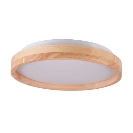 LED Stropní svítidlo JANUSZ LED/12W/230V pr. 27 cm IP44 dub