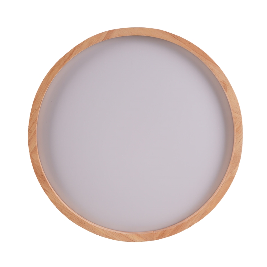 LED Stropní svítidlo JANUSZ LED/12W/230V pr. 27 cm IP44 dub