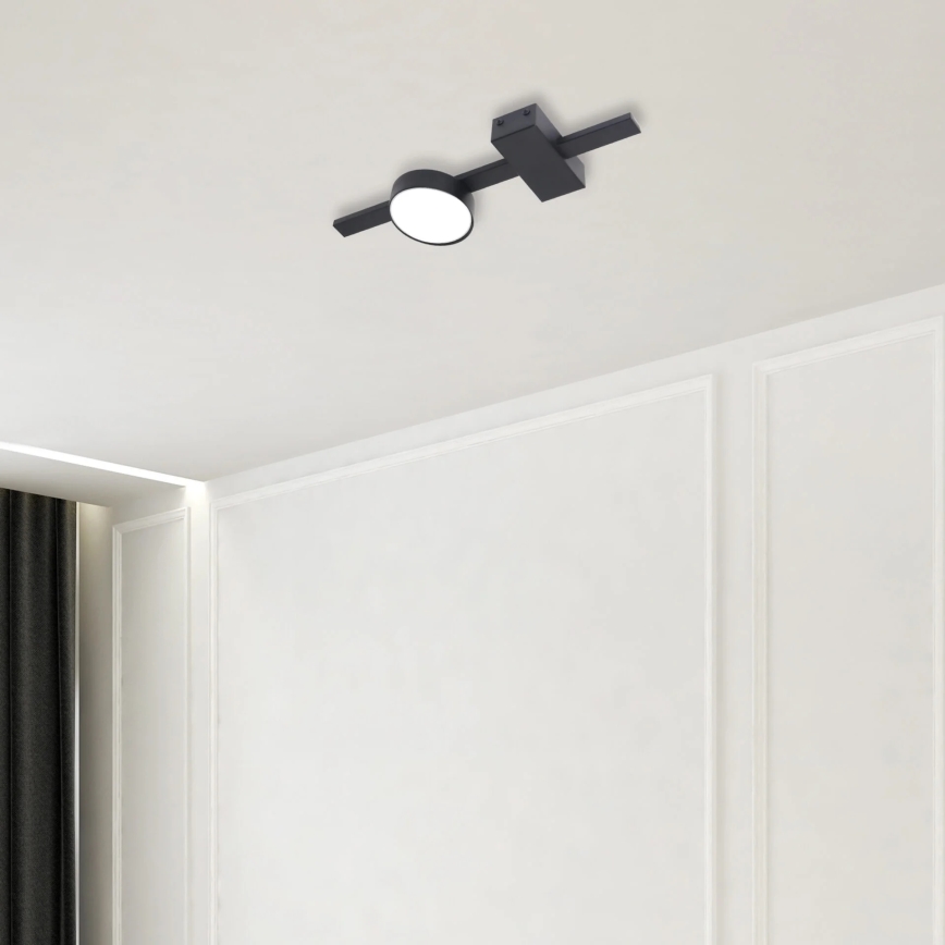 LED Stropní svítidlo JOY 1xGX53/6W/230V černá