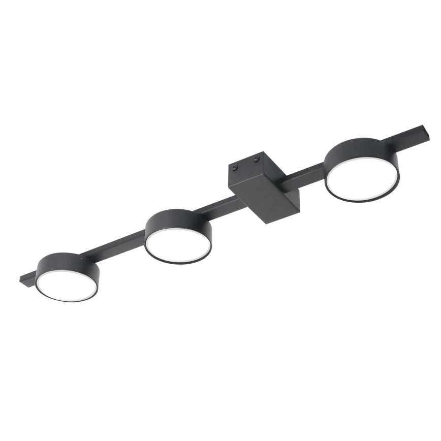 LED Stropní svítidlo JOY 3xGX53/6W/230V černá