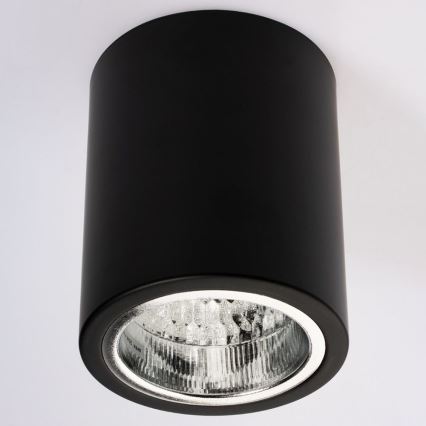 LED Stropní svítidlo JUPITER 1xE27/6W/230V 120x98 mm černá