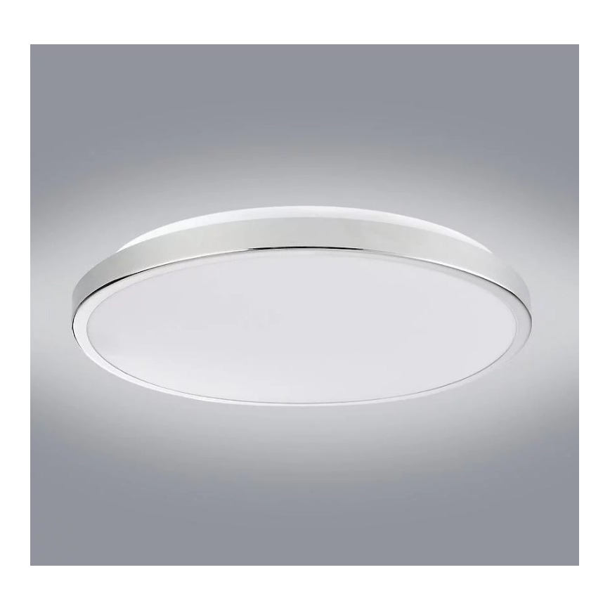 LED Stropní svítidlo KERN LED/24W/230V pr. 40 cm lesklý chrom