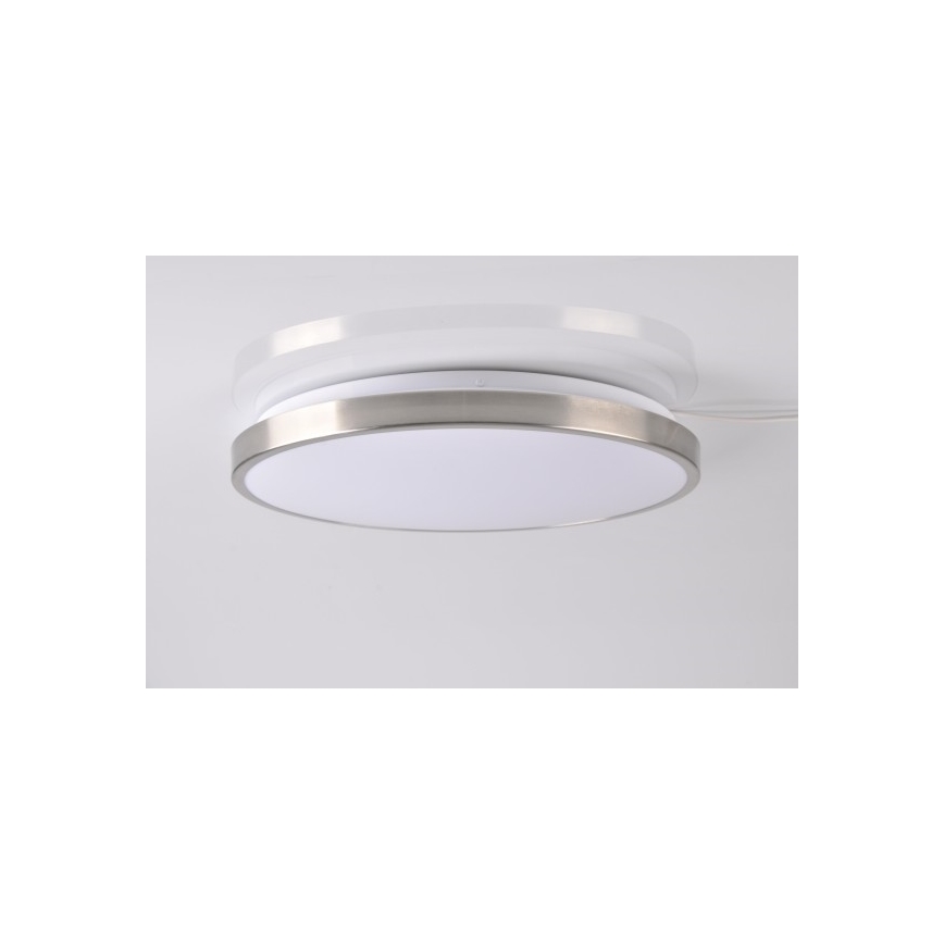 LED Stropní svítidlo KERN LED/24W/230V nikl