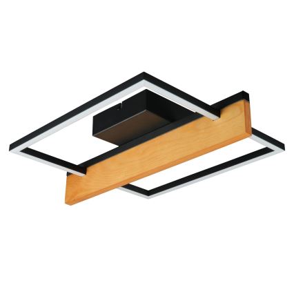 LED Stropní svítidlo LARYSA LED/11,5W/230V 35x45 cm borovice