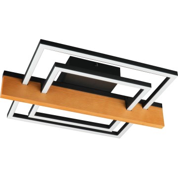 LED Stropní svítidlo LARYSA LED/23W/230V 35x45 borovice