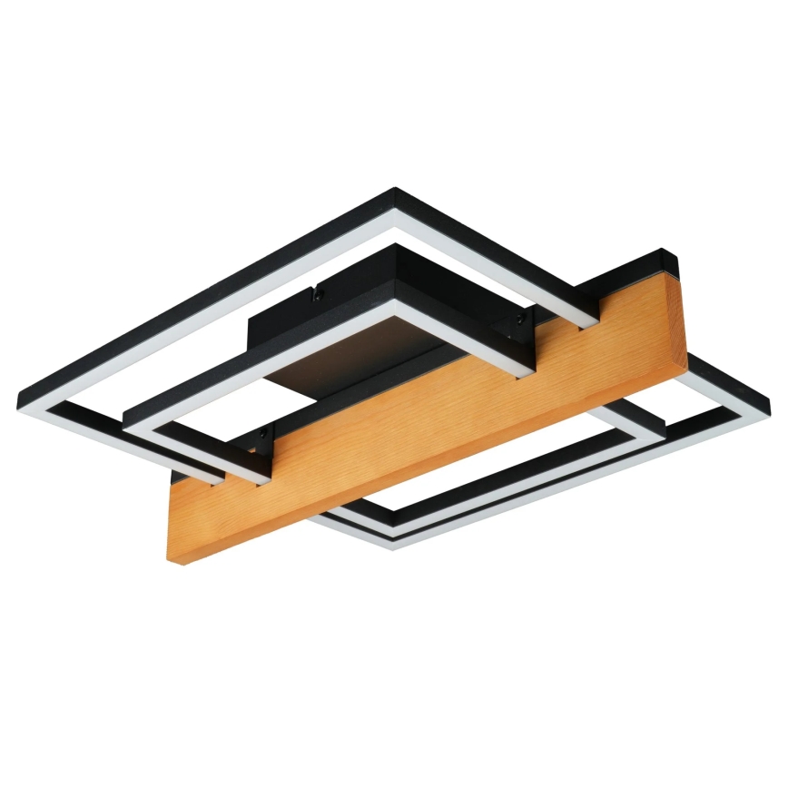 LED Stropní svítidlo LARYSA LED/23W/230V 35x45 borovice