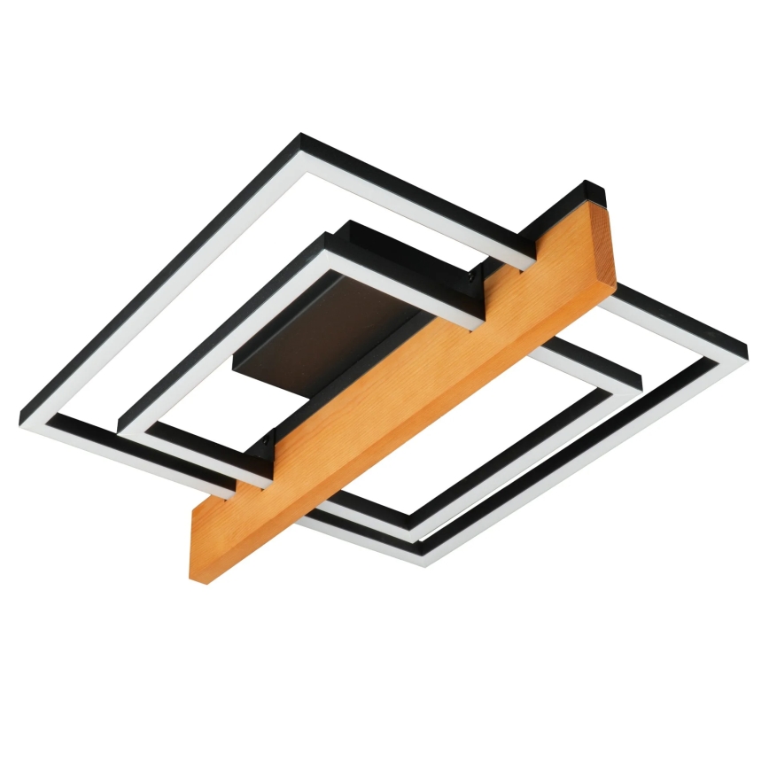 LED Stropní svítidlo LARYSA LED/23W/230V 35x45 borovice