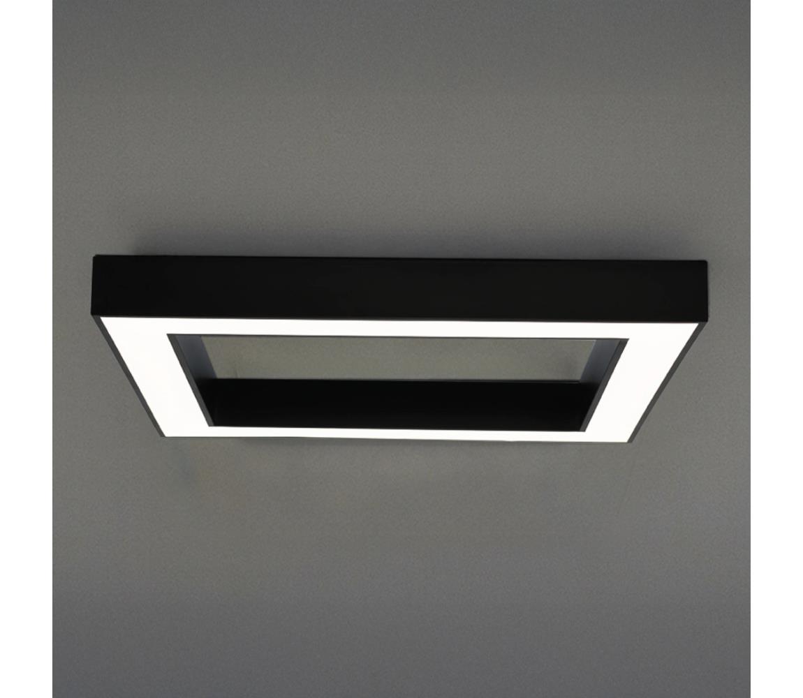 LED Stropní svítidlo LED/100W/230V 3000/4000/6500K 80x80 cm černá CL7532 – Alasans