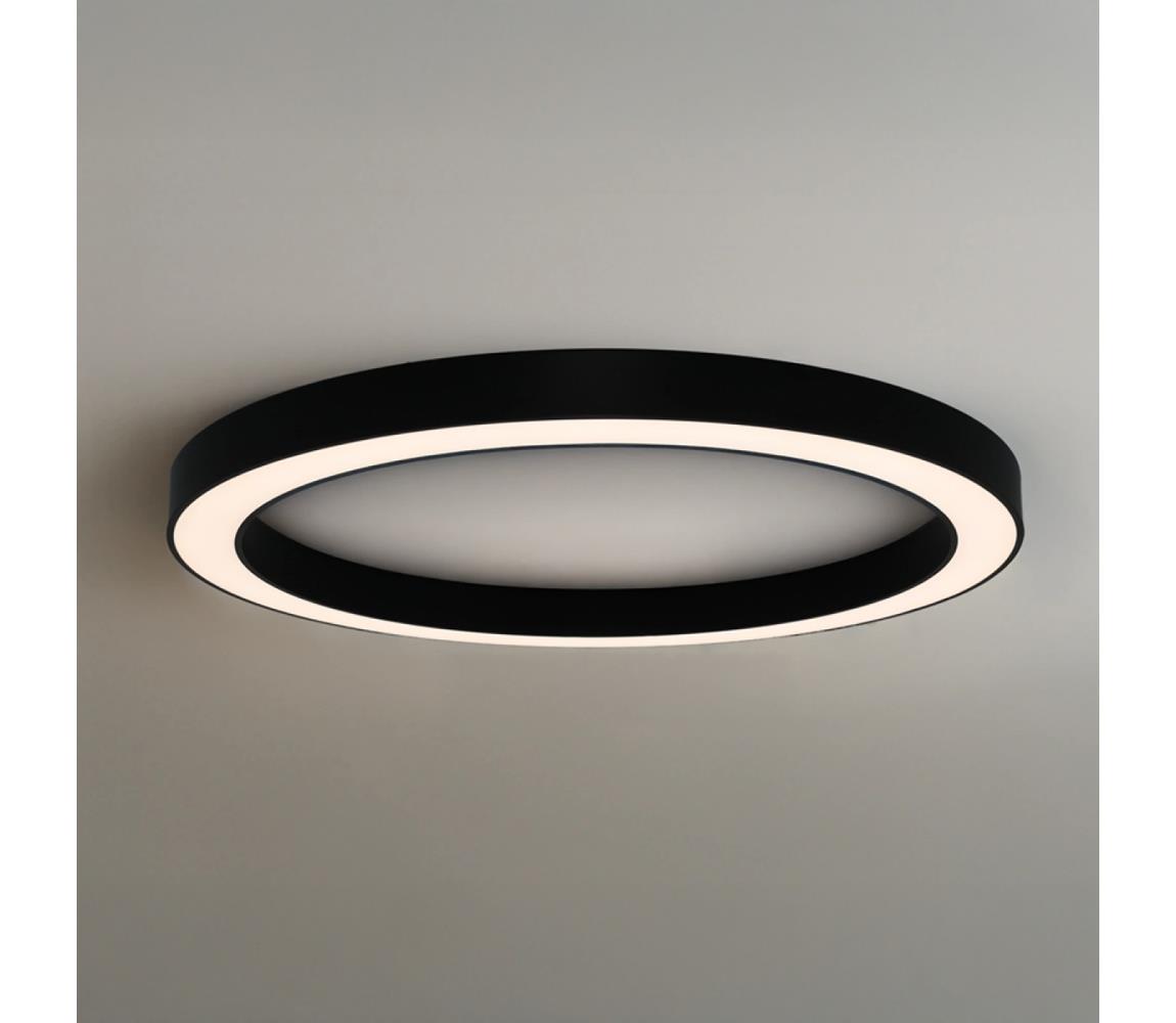 LED Stropní svítidlo LED/100W/230V 3000/4000/6500K pr. 100 cm černá CL7433 – Alasans