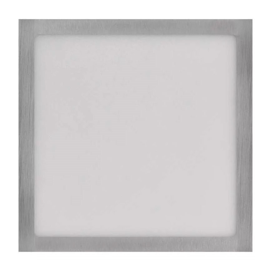 LED Stropní svítidlo NEXXO LED/12,5W/230V 3000/3500/4000K 17x17 cm lesklý chrom