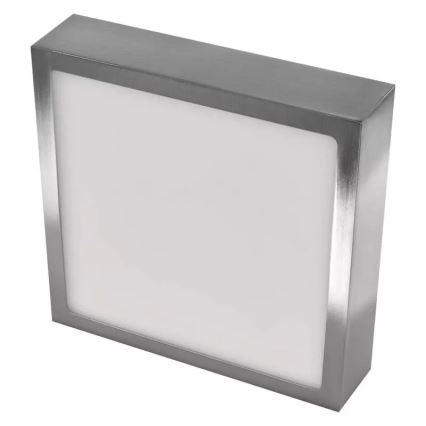 LED Stropní svítidlo NEXXO LED/12,5W/230V 3000/3500/4000K 17x17 cm lesklý chrom
