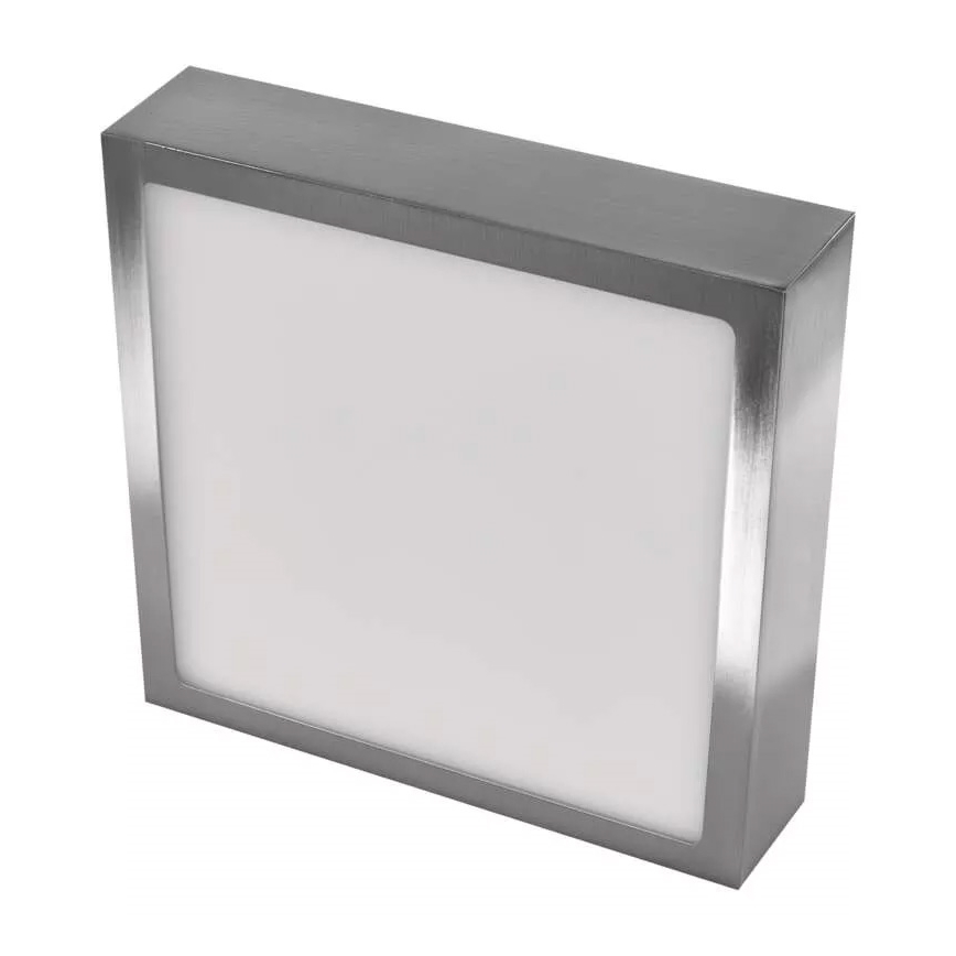 LED Stropní svítidlo NEXXO LED/12,5W/230V 3000/3500/4000K 17x17 cm lesklý chrom
