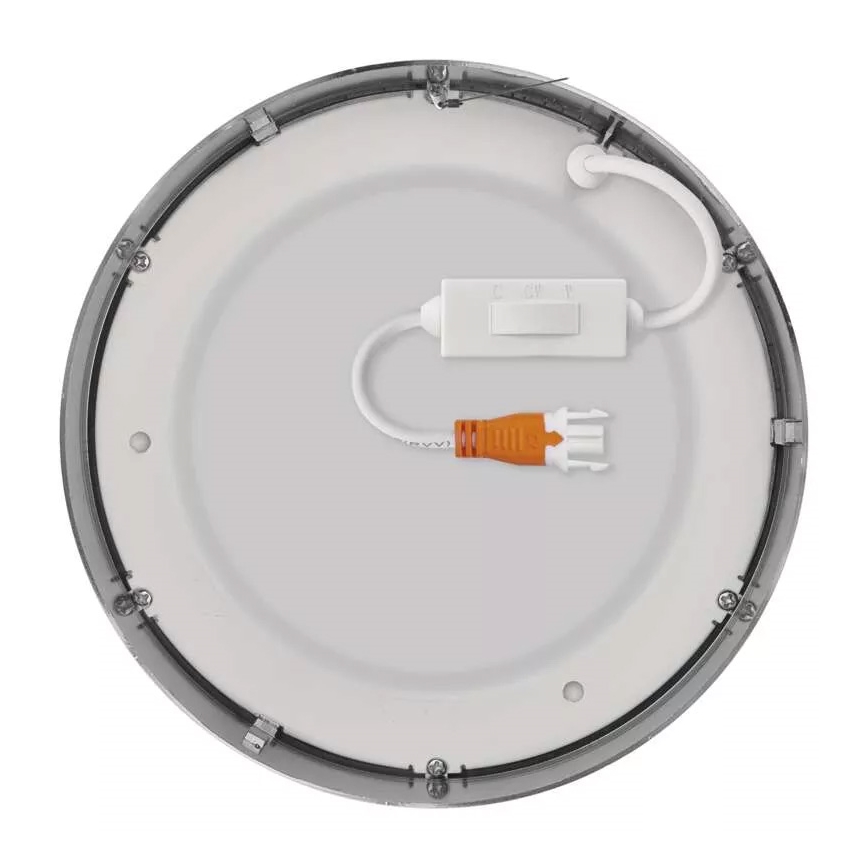 LED Stropní svítidlo NEXXO LED/12,5W/230V 3000/3500/4000K pr. 17 cm matný chrom